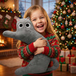 Cute Long Gray Cat Plush, 38.58