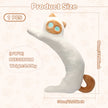 Giant Curved Siamese Cat Stuffed Toy, 0.89kg Fluffy Hugging Pillow for Sleeping & GiftLength 33.86 inches, Width 12.20 inches