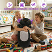 Cute Black Axolotl Long Plush, Premium Stuffed Pillow for Home Decor & Room DecorationLength 35.04 inches, Width 18.50 inches