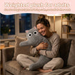 Cute Long Gray Cat Plush, 38.58