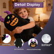 Halloween Pumpkin Monster Plush Pillow, 65cm Soft Stuffed Devil Toy, Cute Spooky Hug Cushion, Halloween Decor Gift for Kids, Birthday, PartyLength 25.59 inches, Width 19.29 inches