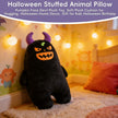 Halloween Pumpkin Monster Plush Pillow, 65cm Soft Stuffed Devil Toy, Cute Spooky Hug Cushion, Halloween Decor Gift for Kids, Birthday, PartyLength 25.59 inches, Width 19.29 inches