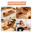 Giant Capybara Plush Pillow, Soft Long Body Stuffed Animal Hugging Pillow, Cute Sleeping Cushion Gift for Kids & AdultsLength 28.74 inches, Width 12.99 inches
