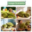 Cute Sea Turtle Plush Hug Pillow, Soft Stuffed Tortoise Long Body Cushion, Perfect Snuggle Buddy for Kids, Girls & Home DecoLength 33.86 inches, Width 19.29 inches